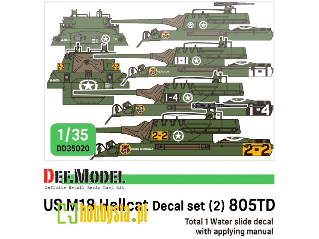 Wwii Us M18 Hellcat 805td Set - image 1