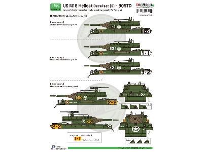 Wwii Us M18 Hellcat 805td Set - image 5