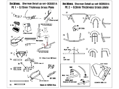 M4 Sherman Pe Detail Up Set - image 2