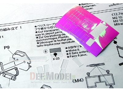 M1a2 Tusk Basic Pe Set With Mask Seal (For Tamiya 1/35) - image 3