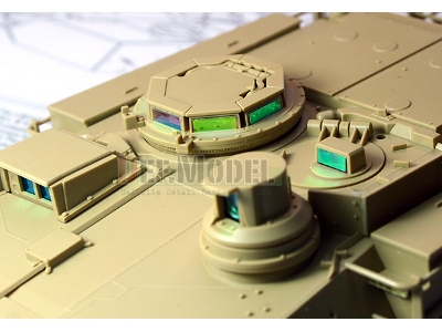 M1a2 Tusk Basic Pe Set With Mask Seal (For Tamiya 1/35) - image 4