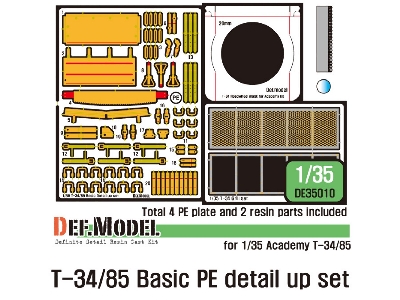 T-34/85 Pe Detail Up Set (For Academy/Tamiya/Zvezda 1/35) - image 1