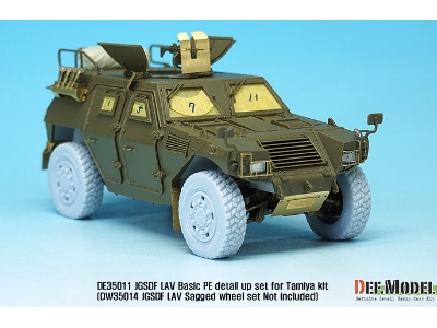 Jgsdf Light Amoured Vehicle Pe Detail Up Set (For Tamiya 1/35) - image 2