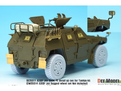 Jgsdf Light Amoured Vehicle Pe Detail Up Set (For Tamiya 1/35) - image 7