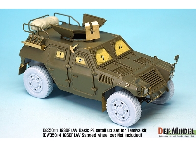 Jgsdf Light Amoured Vehicle Pe Detail Up Set (For Tamiya 1/35) - image 8