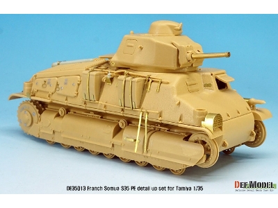 French Somua S35 Pe Basic Detail Up Set (For Tamiya 1/35) - image 2