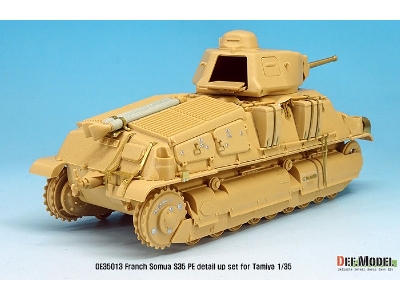 French Somua S35 Pe Basic Detail Up Set (For Tamiya 1/35) - image 3