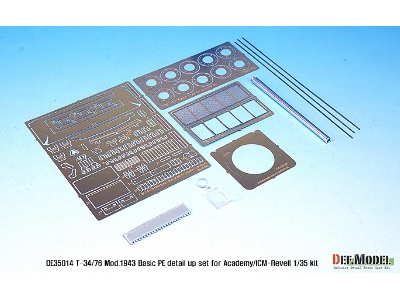 T-34/76 Pe Basic Detail Up Set (For Academy/Icm-revell 1/35) - image 3