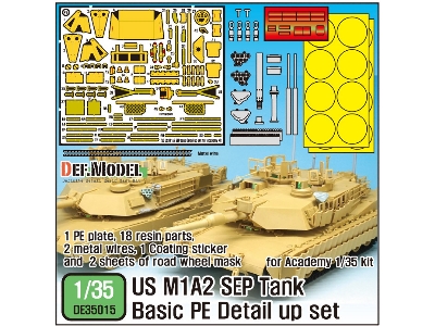 Us M1a2 Sep Pe Basic Detail Up Set (For Academy 1/35) - image 1