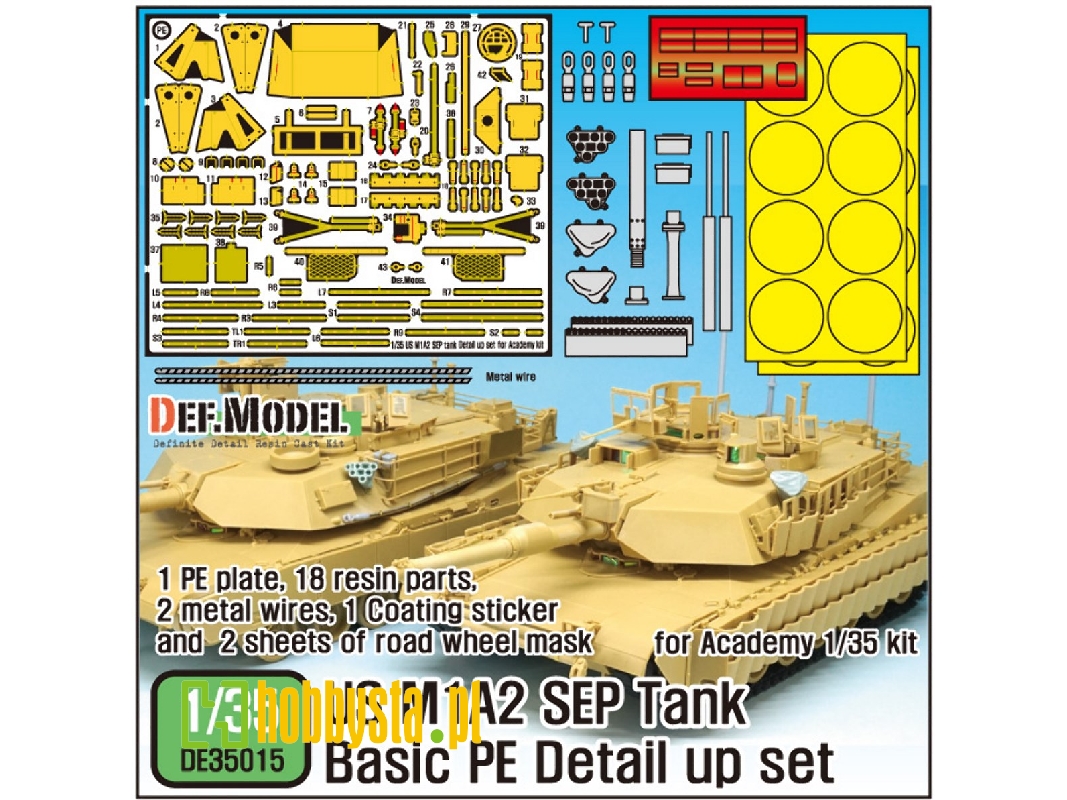 Us M1a2 Sep Pe Basic Detail Up Set (For Academy 1/35) - image 1