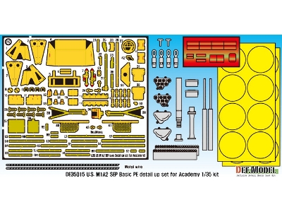 Us M1a2 Sep Pe Basic Detail Up Set (For Academy 1/35) - image 2