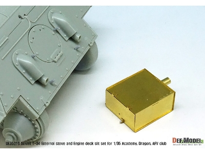 T-34 External Stove And Grill Detail Up Set (For Academy/Dragon 1/35) - image 4