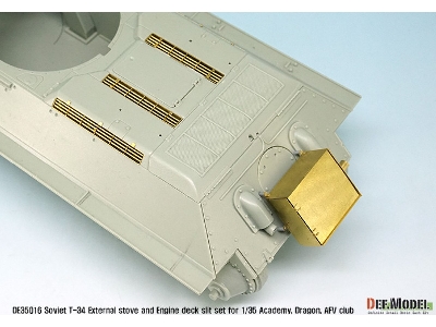 T-34 External Stove And Grill Detail Up Set (For Academy/Dragon 1/35) - image 5