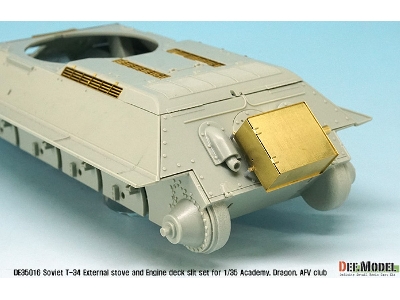 T-34 External Stove And Grill Detail Up Set (For Academy/Dragon 1/35) - image 8