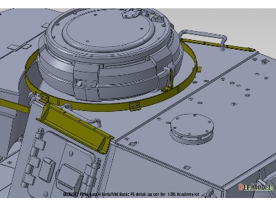 Pz.Iv Ausf.H Early/Mid Basic Pe Set (For Academy, Etc 1/35) - image 1