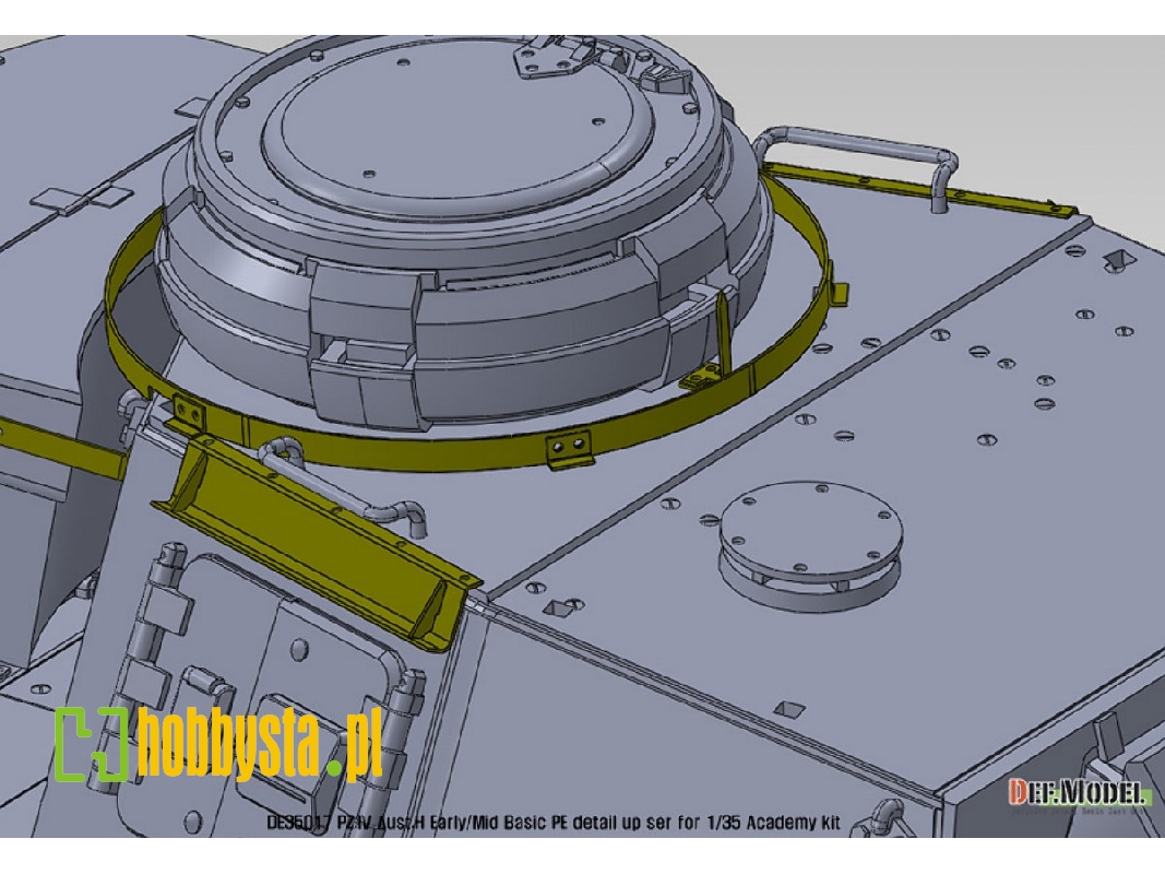 Pz.Iv Ausf.H Early/Mid Basic Pe Set (For Academy, Etc 1/35) - image 1