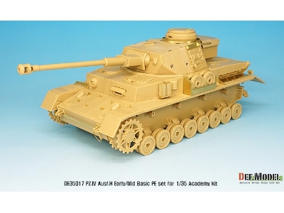 Pz.Iv Ausf.H Early/Mid Basic Pe Set (For Academy, Etc 1/35) - image 4