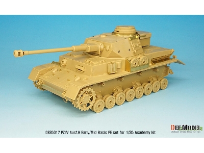 Pz.Iv Ausf.H Early/Mid Basic Pe Set (For Academy, Etc 1/35) - image 6