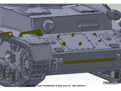 Pz.Iv Ausf.H Early/Mid Basic Pe Set (For Academy, Etc 1/35) - image 13