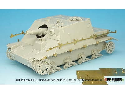 Pz.Iv Ausf.H Early/Mid Side Schurzen Pe Set (For Academy, Etc 1/35) - image 4