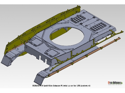 Pz.Iv Ausf.H Early/Mid Side Schurzen Pe Set (For Academy, Etc 1/35) - image 10