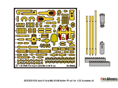 Pz.Iv Ausf.H O.V.M. Pe Set (For Academy, Etc 1/35) - image 2