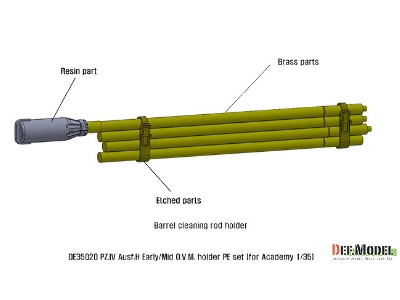 Pz.Iv Ausf.H O.V.M. Pe Set (For Academy, Etc 1/35) - image 25