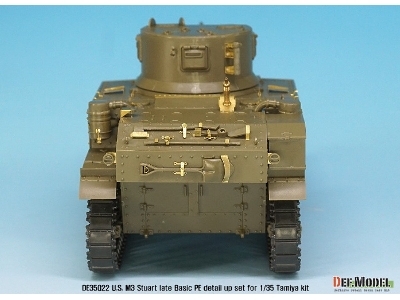 U.S. M3 Stuart Late Basic Pe Detail Up Set (For Tamiya, Academy 1/35) - image 6