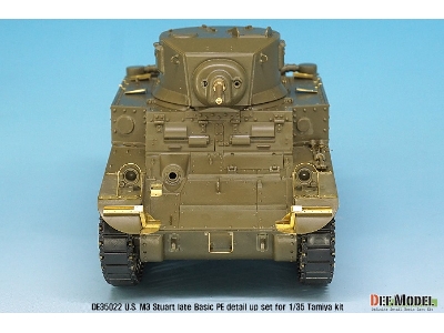 U.S. M3 Stuart Late Basic Pe Detail Up Set (For Tamiya, Academy 1/35) - image 10