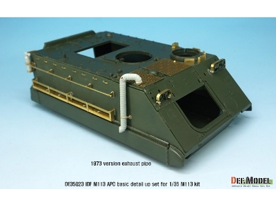 Idf M113 Side Basket Pe Detail Up Set W/ Exhaust Pipe (For 1/35 M113 Kit ) - image 3