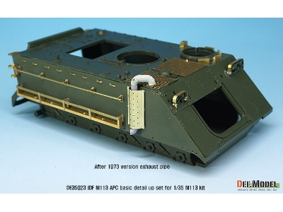 Idf M113 Side Basket Pe Detail Up Set W/ Exhaust Pipe (For 1/35 M113 Kit ) - image 4