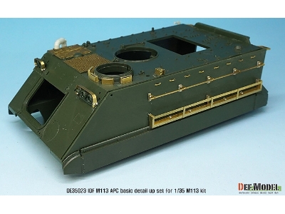 Idf M113 Side Basket Pe Detail Up Set W/ Exhaust Pipe (For 1/35 M113 Kit ) - image 5
