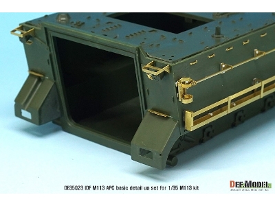 Idf M113 Side Basket Pe Detail Up Set W/ Exhaust Pipe (For 1/35 M113 Kit ) - image 6