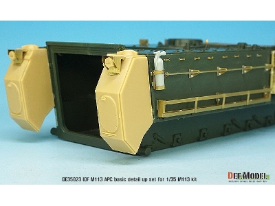 Idf M113 Side Basket Pe Detail Up Set W/ Exhaust Pipe (For 1/35 M113 Kit ) - image 7