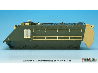 Idf M113 Side Basket Pe Detail Up Set W/ Exhaust Pipe (For 1/35 M113 Kit ) - image 8