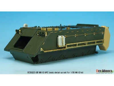 Idf M113 Side Basket Pe Detail Up Set W/ Exhaust Pipe (For 1/35 M113 Kit ) - image 9