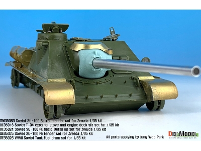 Su-100 Td Basic Pe Detail Up Set (For Zvezda New 1/35 Kit) - image 4