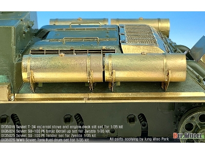 Su-100 Td Basic Pe Detail Up Set (For Zvezda New 1/35 Kit) - image 7