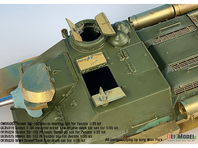 Su-100 Td Basic Pe Detail Up Set (For Zvezda New 1/35 Kit) - image 9