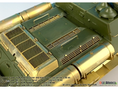 Su-100 Td Basic Pe Detail Up Set (For Zvezda New 1/35 Kit) - image 11