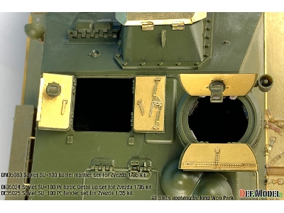 Su-100 Td Basic Pe Detail Up Set (For Zvezda New 1/35 Kit) - image 13
