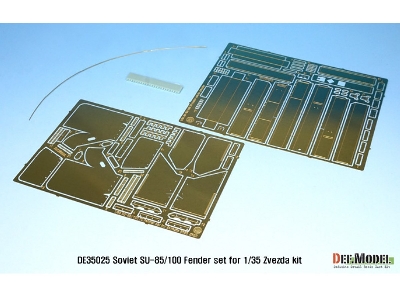 Su-85/100 Pe Fender Set (For Zvezda New 1/35 Kit) - image 2