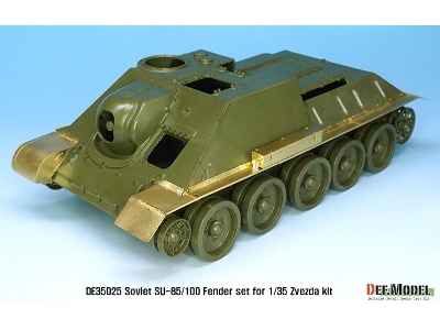 Su-85/100 Pe Fender Set (For Zvezda New 1/35 Kit) - image 4
