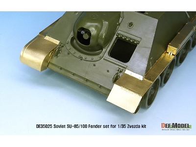 Su-85/100 Pe Fender Set (For Zvezda New 1/35 Kit) - image 8