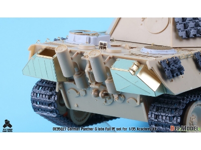 Wwii Panther G Fulll Pe Detail Up Set (For 1/35 Panther G Kit) - image 4