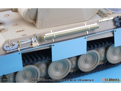 Wwii Panther G Fulll Pe Detail Up Set (For 1/35 Panther G Kit) - image 6