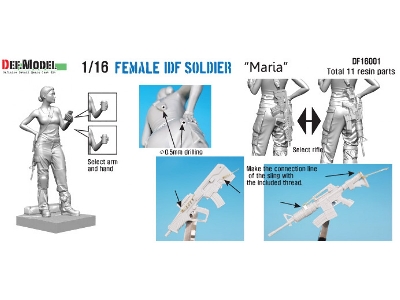 Modern Idf Female Soldier 'maria' - image 3