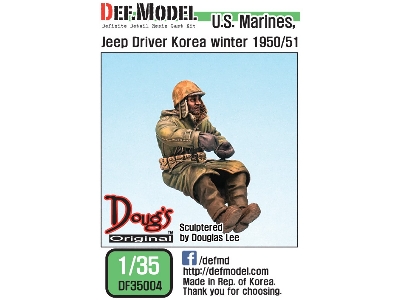 Us Marines Jeep Driver Korea Winter 1950/51 - image 1