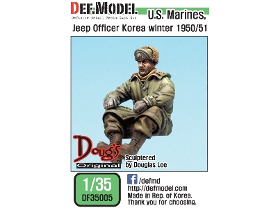 Us Marines Jeep Officer Korea Winter 1950/51 - image 1