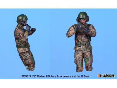Modern Rok Army Tank Commander For K2 (Digital Camo Uniform) - image 3